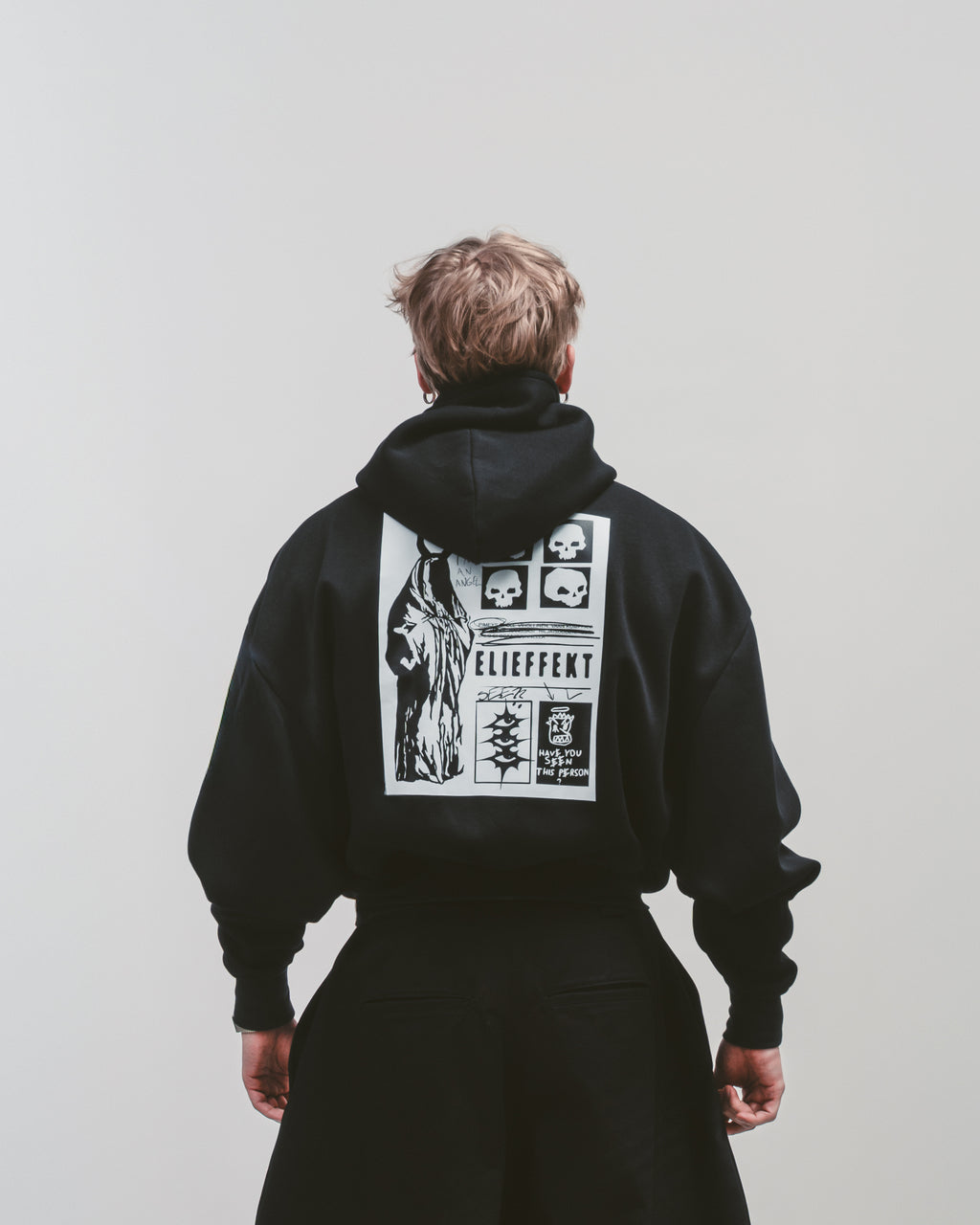 Original 'Tooth' hoodie | Black college hoodie