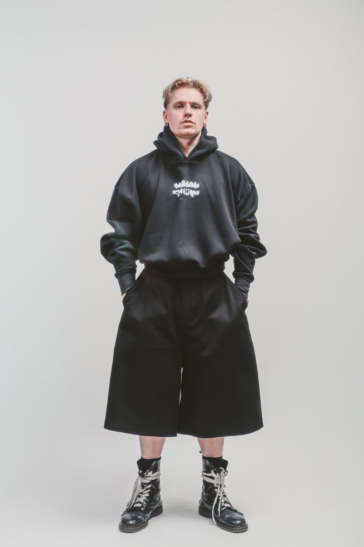 Original 'Tooth' hoodie | Black college hoodie