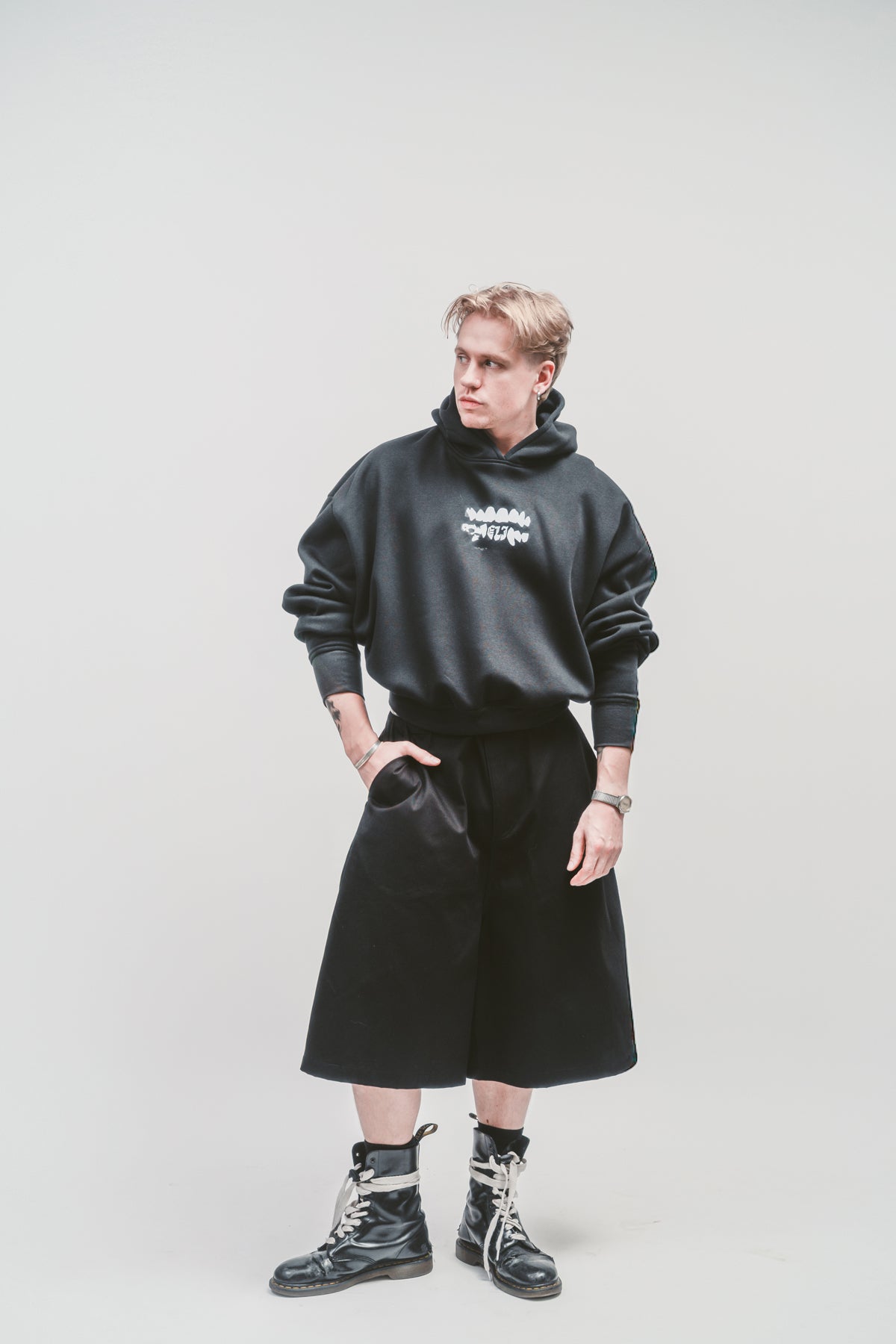 Original 'Tooth' hoodie | Black college hoodie