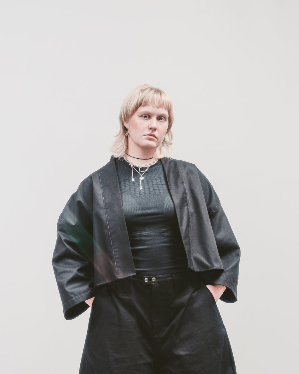Original 'Mono' shirt | Cropped kimono shirt
