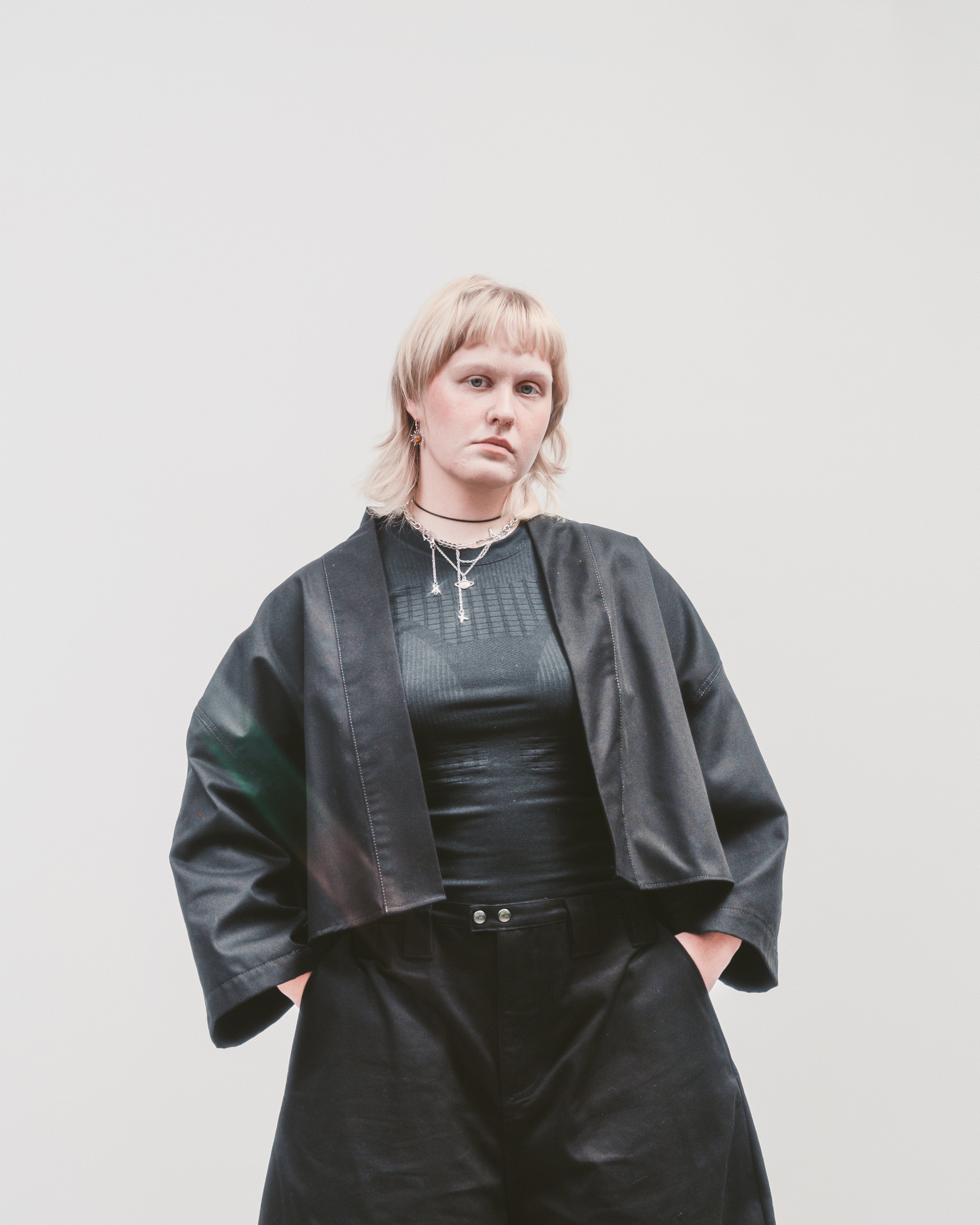 Original 'Mono' shirt | Cropped kimono shirt