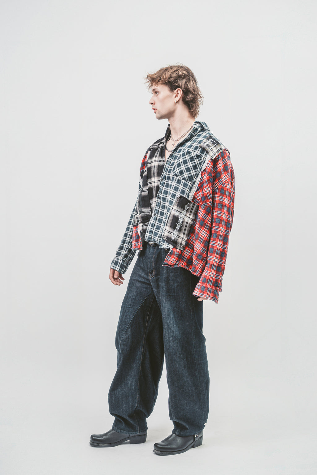 Upcycled 'Transformer' jeans | Blue denim jeans