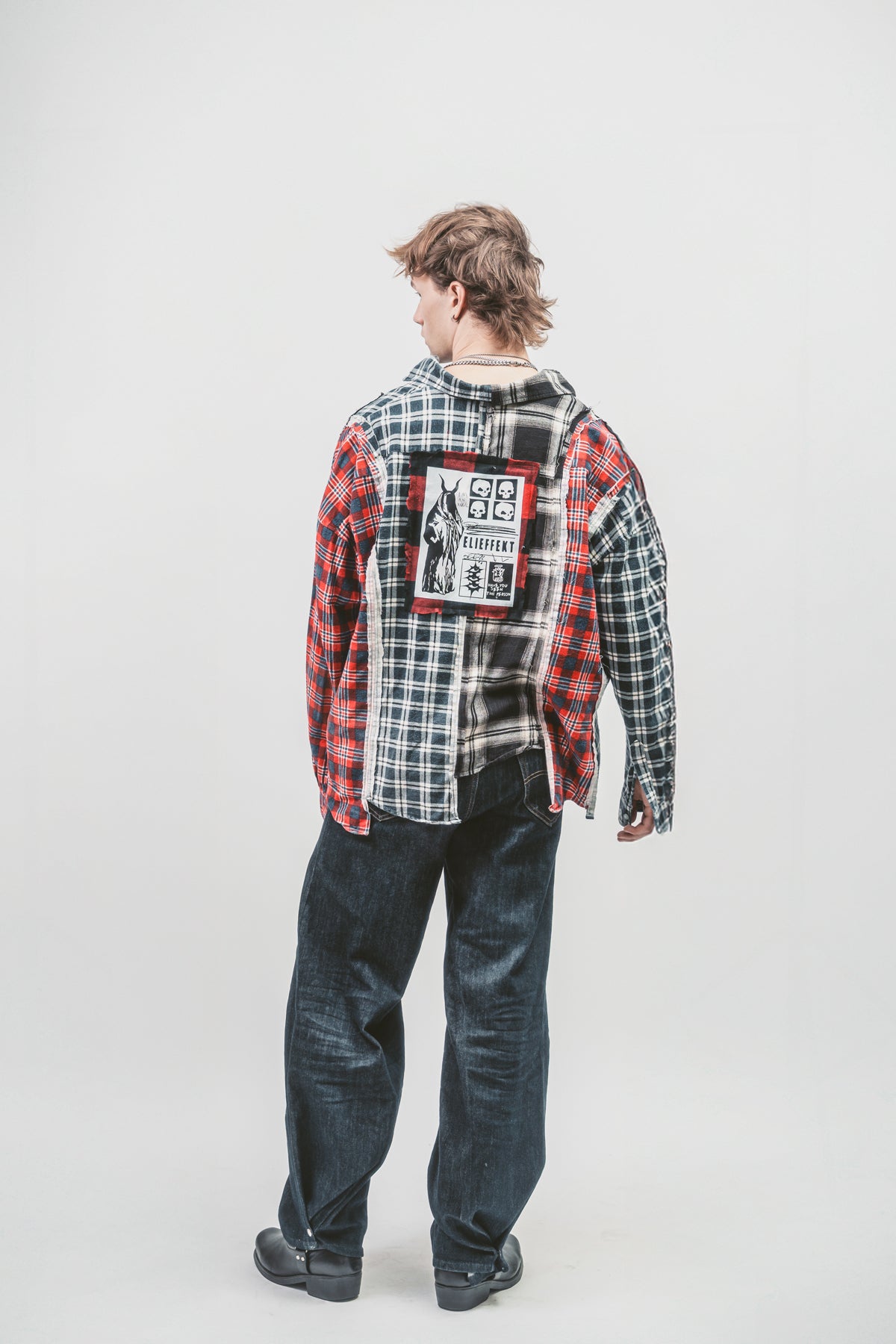 Upcycled 'Transformer' jeans | Blue denim jeans