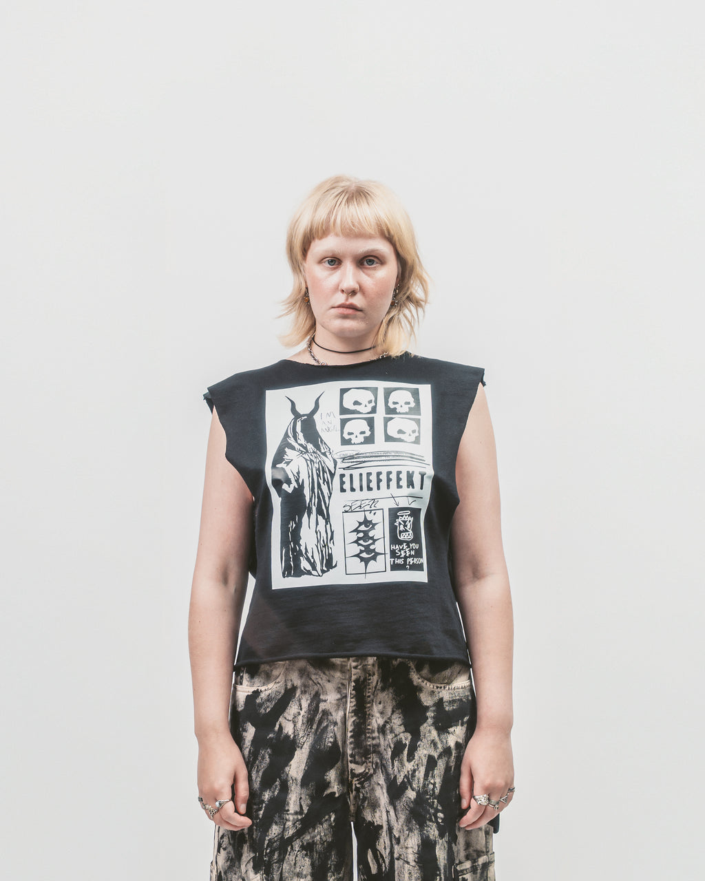 Original 'Wanted poster' tank top | Medium weight tank top
