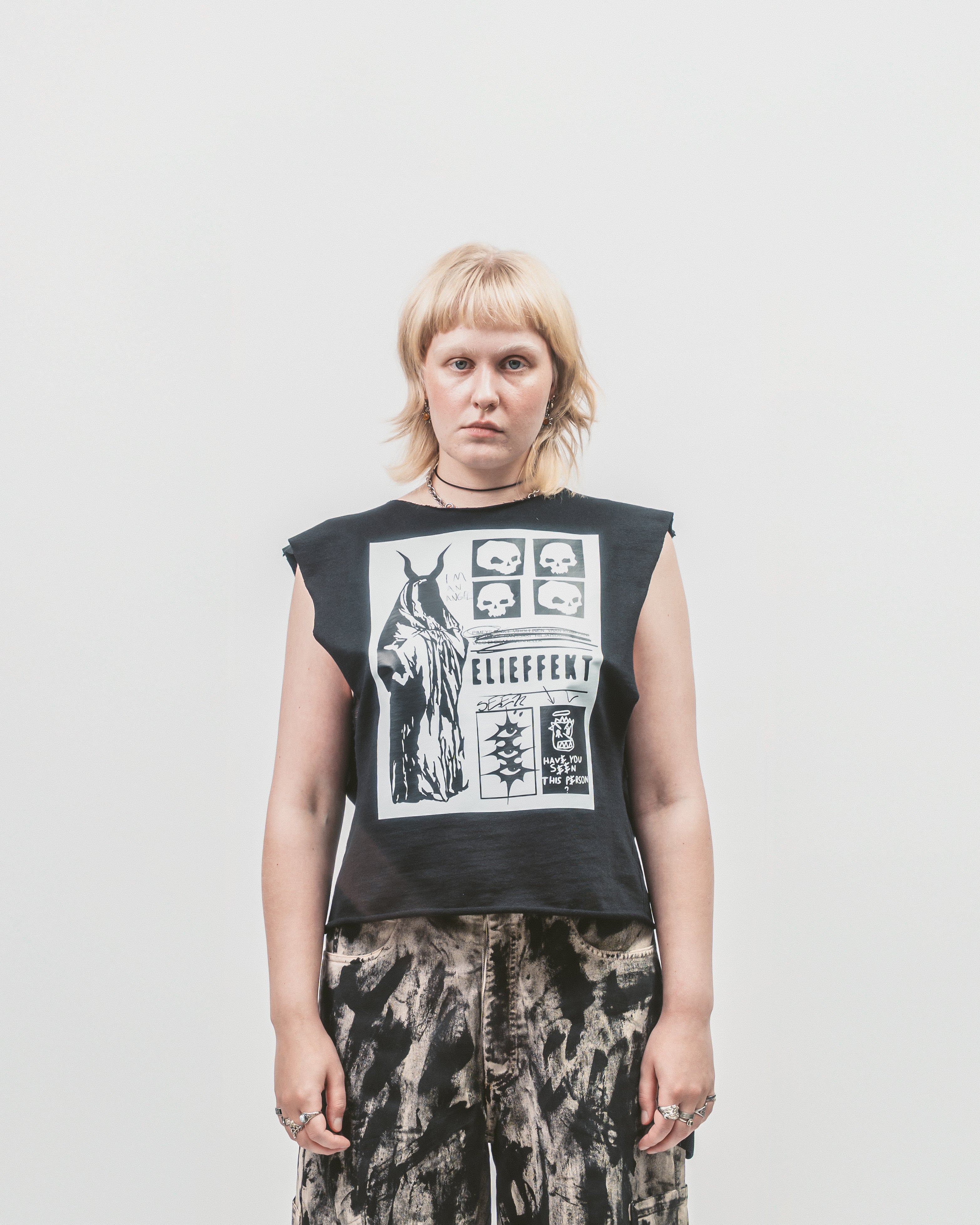 Original 'Wanted poster' tank top | Medium weight tank top