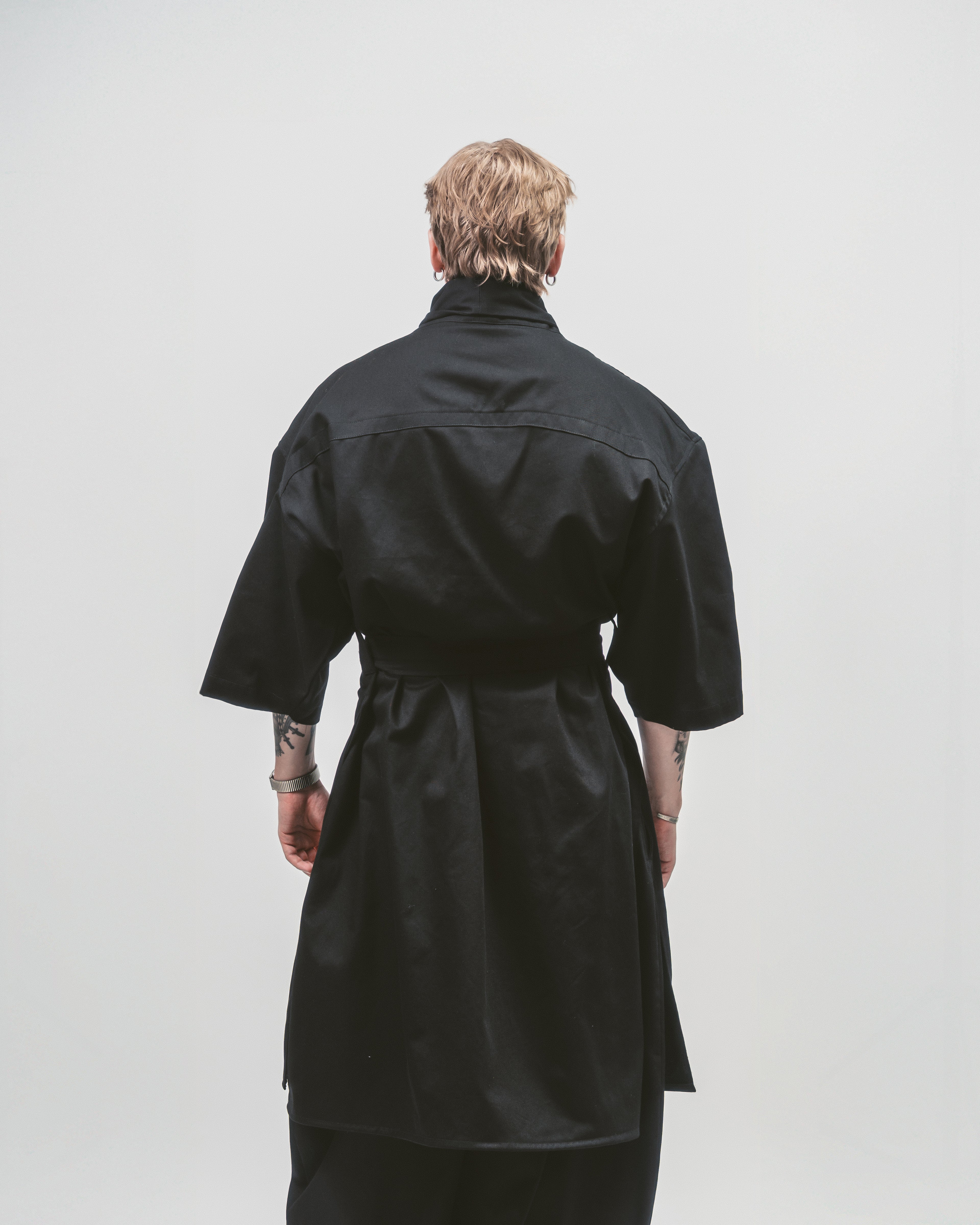 Original 'Shotgun mono' shirt | Twill longcoat