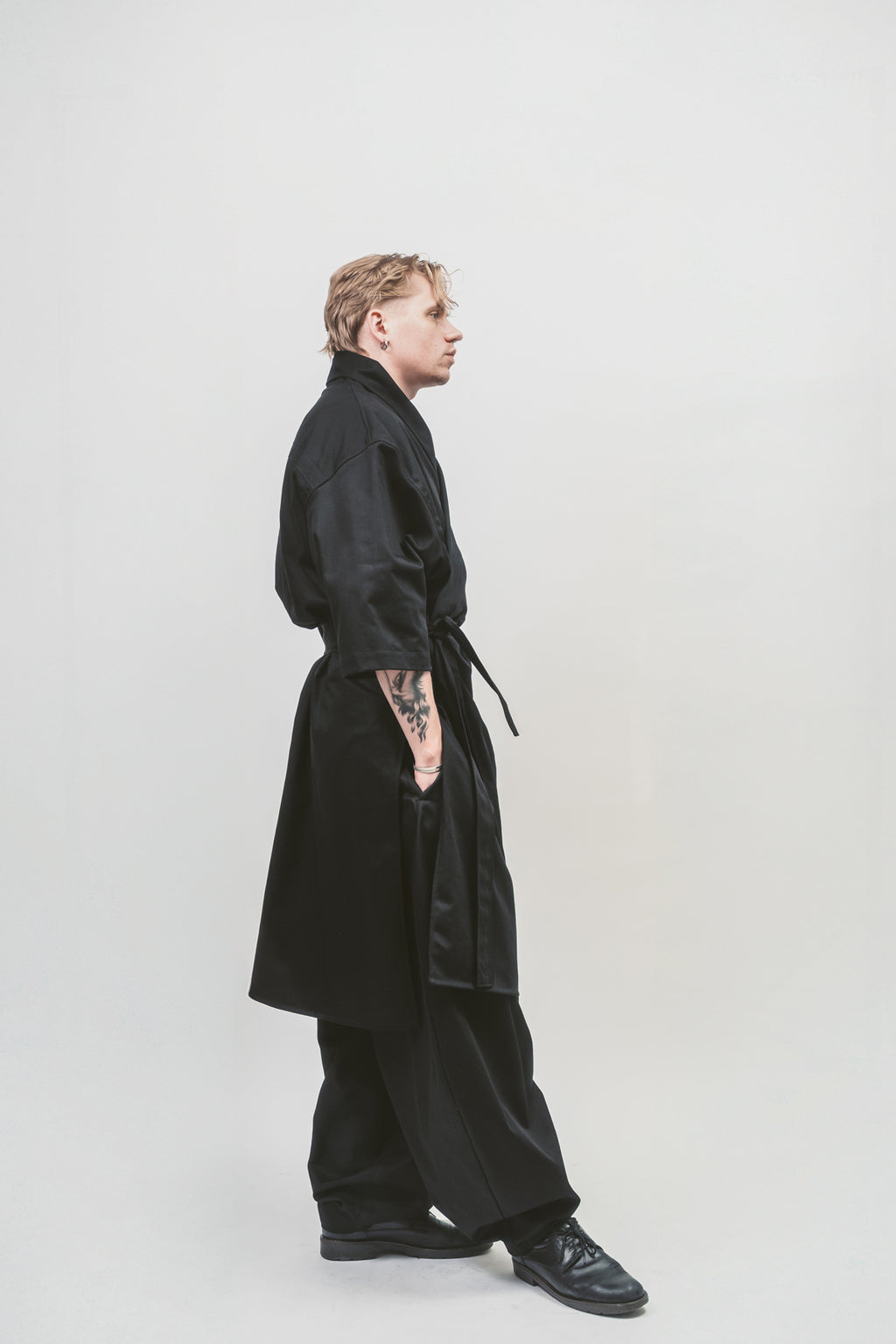 Original 'Shotgun mono' shirt | Twill longcoat