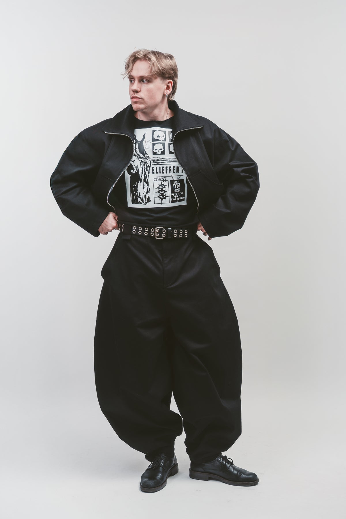 Original 'Choke' jacket | Black light jacket